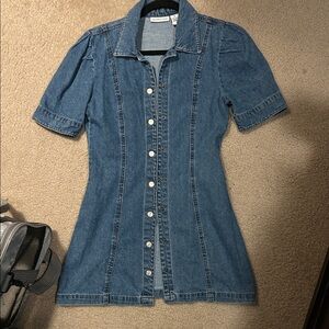 Sincerely Jules Blue Denim Mini Dress